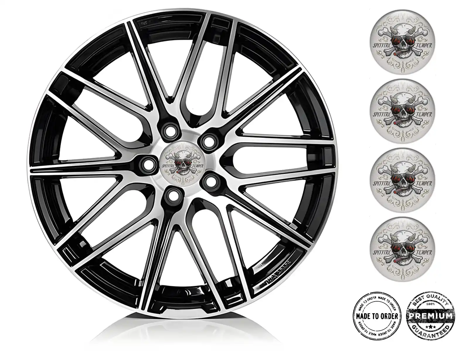 Wheel decals Limited Edition High Quality Racing Dome